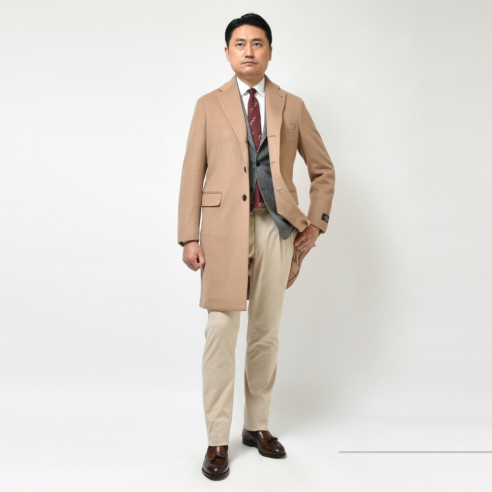 Belvest（ベルベスト）カシミアフランネルソリッドチェスター