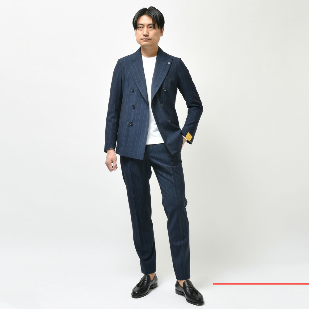 SALE】TAGLIATORE（タリアトーレ）DARRELダレル ウールシアサッカー