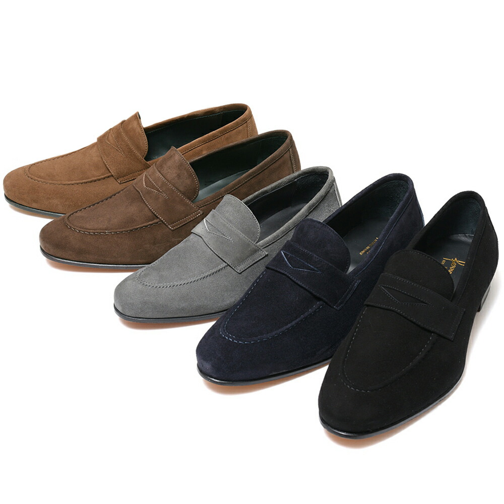 FERRANTE（フェランテ）スエードコインローファー ISEOイセオ（レザー