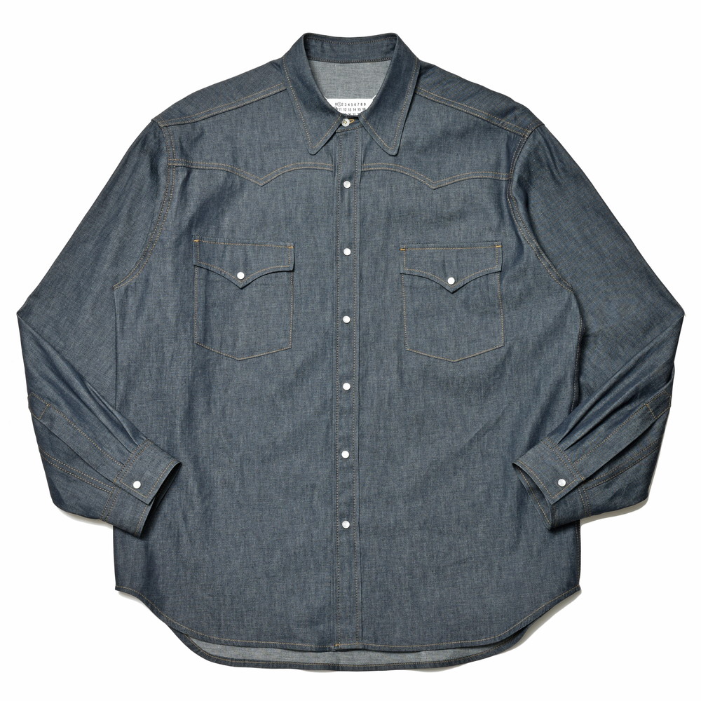 Maison Margiela（メゾン マルジェラ）コットンデニムウエスタンシャツ