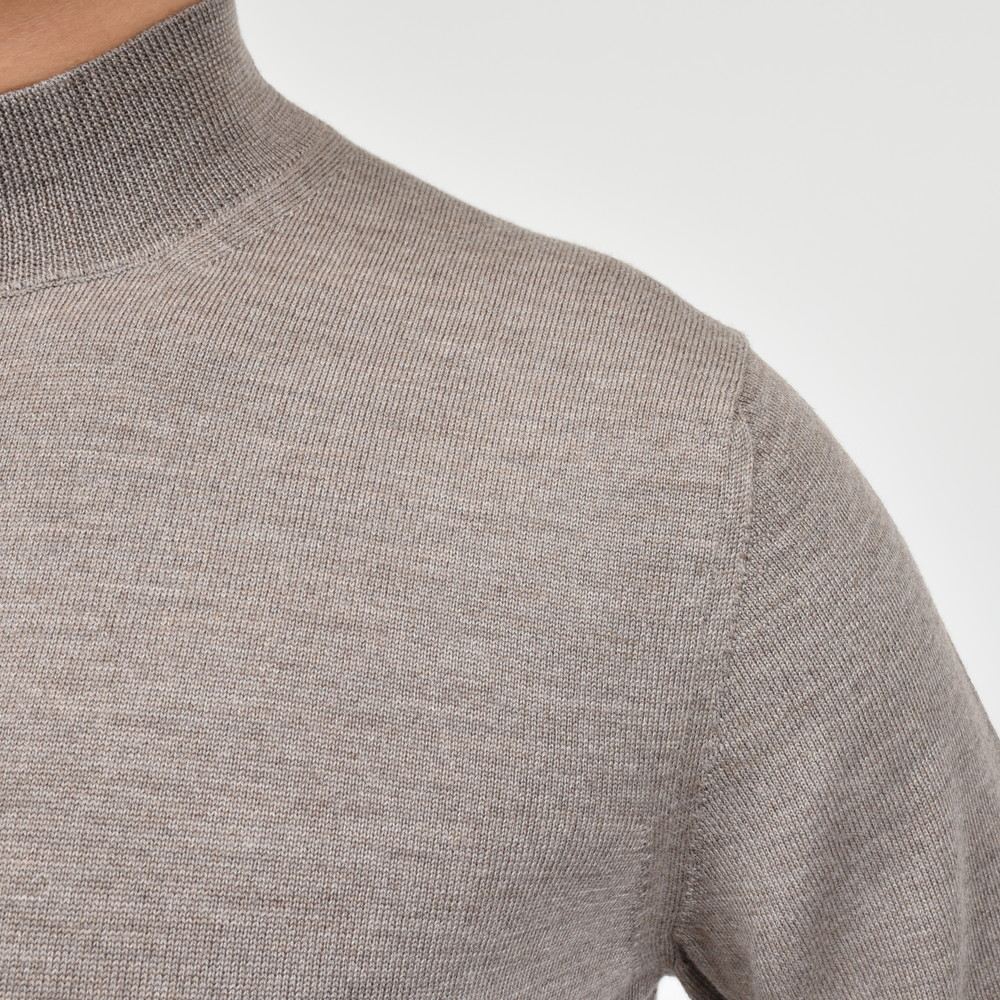 ZANONE（ザノーネ）ハイゲージウールモックネックニット LUPETTO/SLIM