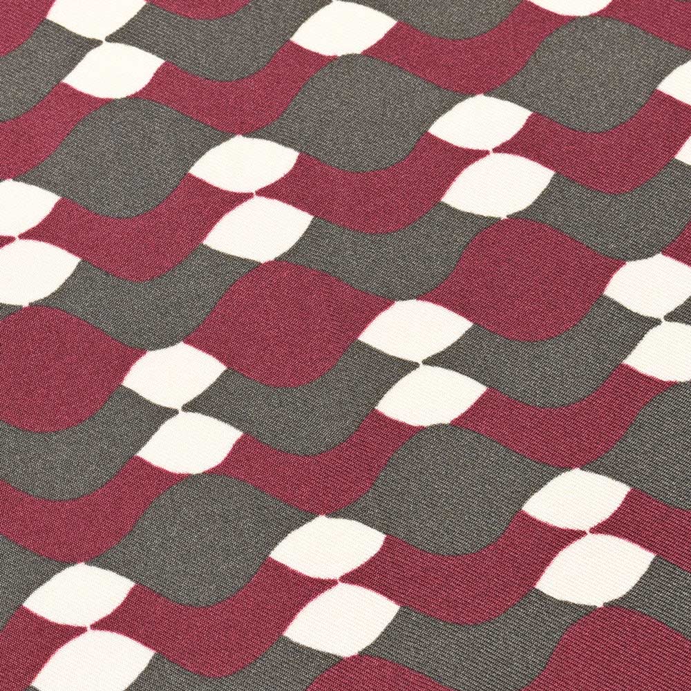 Stefano Cau（ステファノ カウ）シルクツイルウェーブプリントチーフ