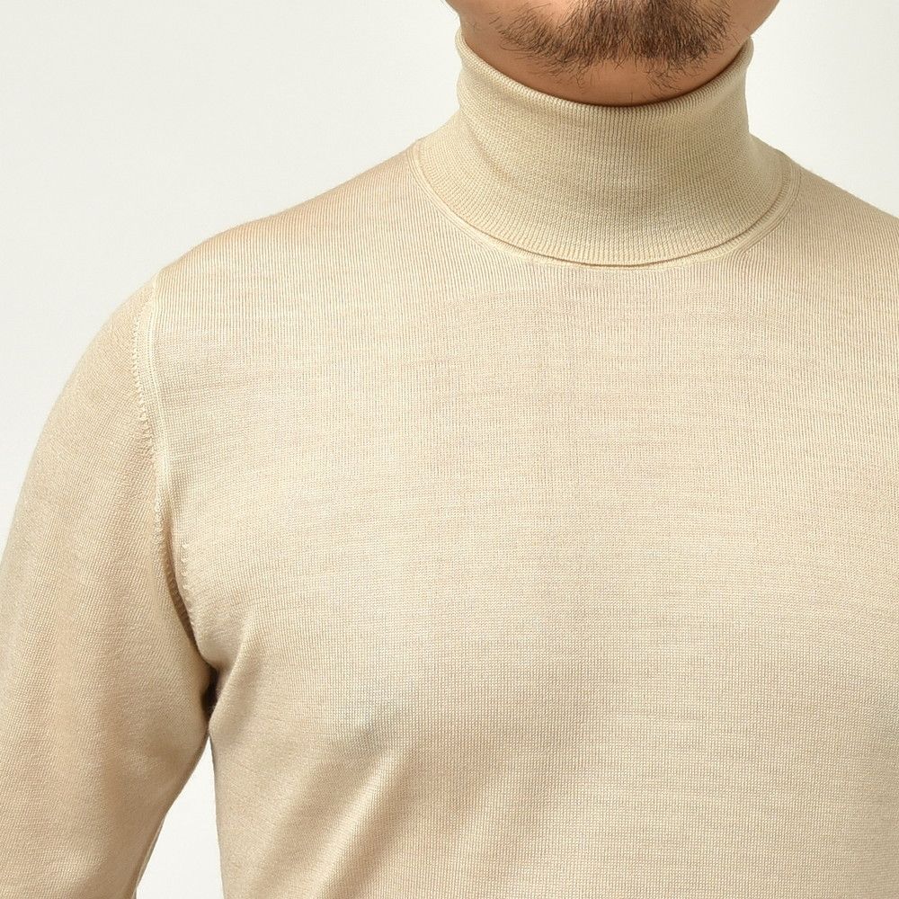 FEDELI（フェデーリ）ガーメントダイハイゲージウールソリッド