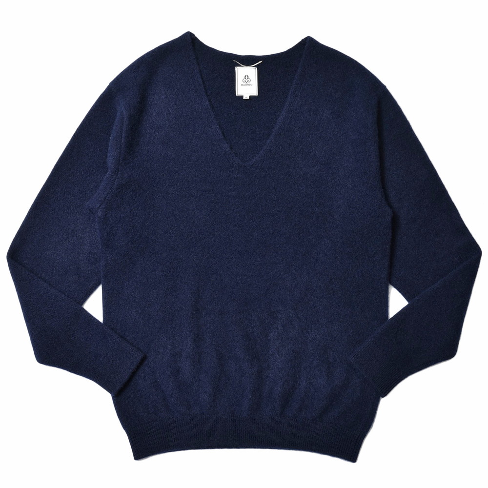 mando（マンド）カシミアシャギーVネックニット 21391-003 16012401037