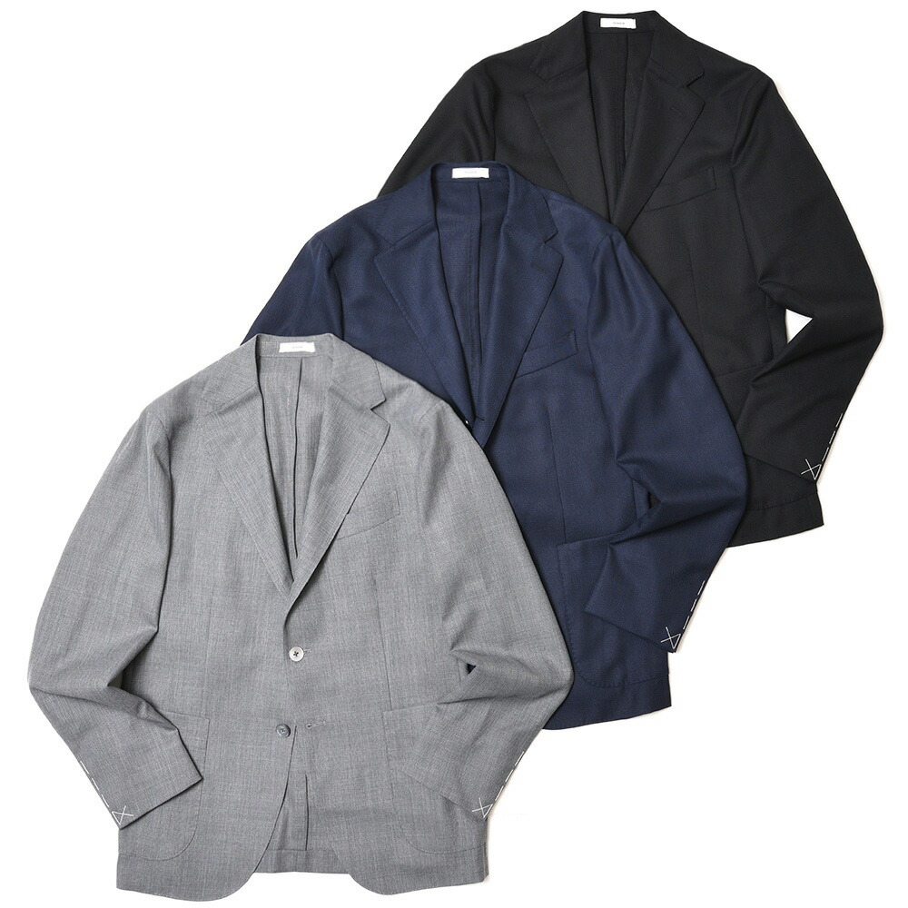 BOGLIOLI（ボリオリ）DOVERドーヴァー ウールホップサックソリッド3B