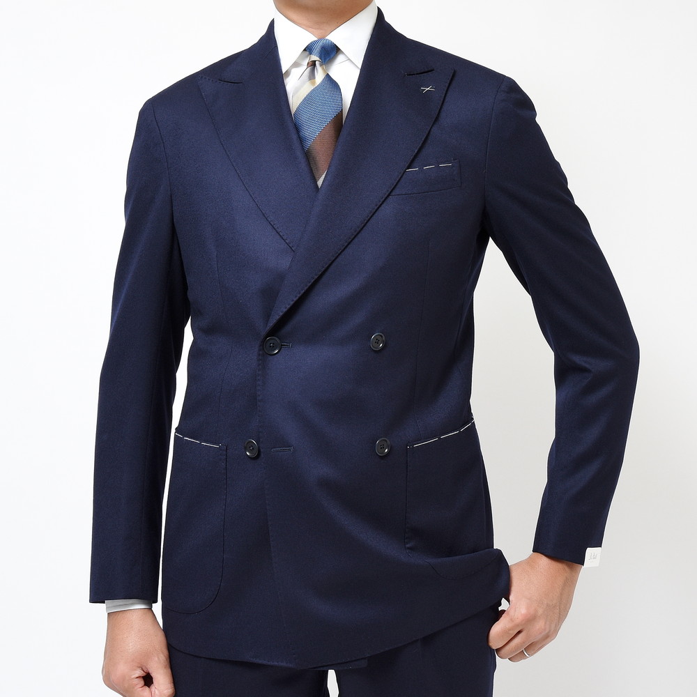 De Petrillo（デ ペトリロ）ウールサキソニーソリッド4Bダブル