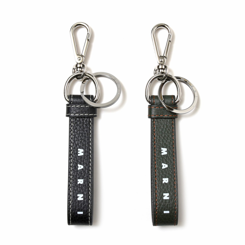 MARNI（マルニ）カーフレザーロゴキーリング PCMI0018A0 LV688