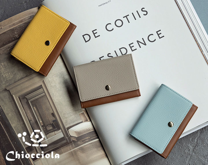 楽天市場】レディース バイカラー 名刺入れ カードケース 本革 可愛い