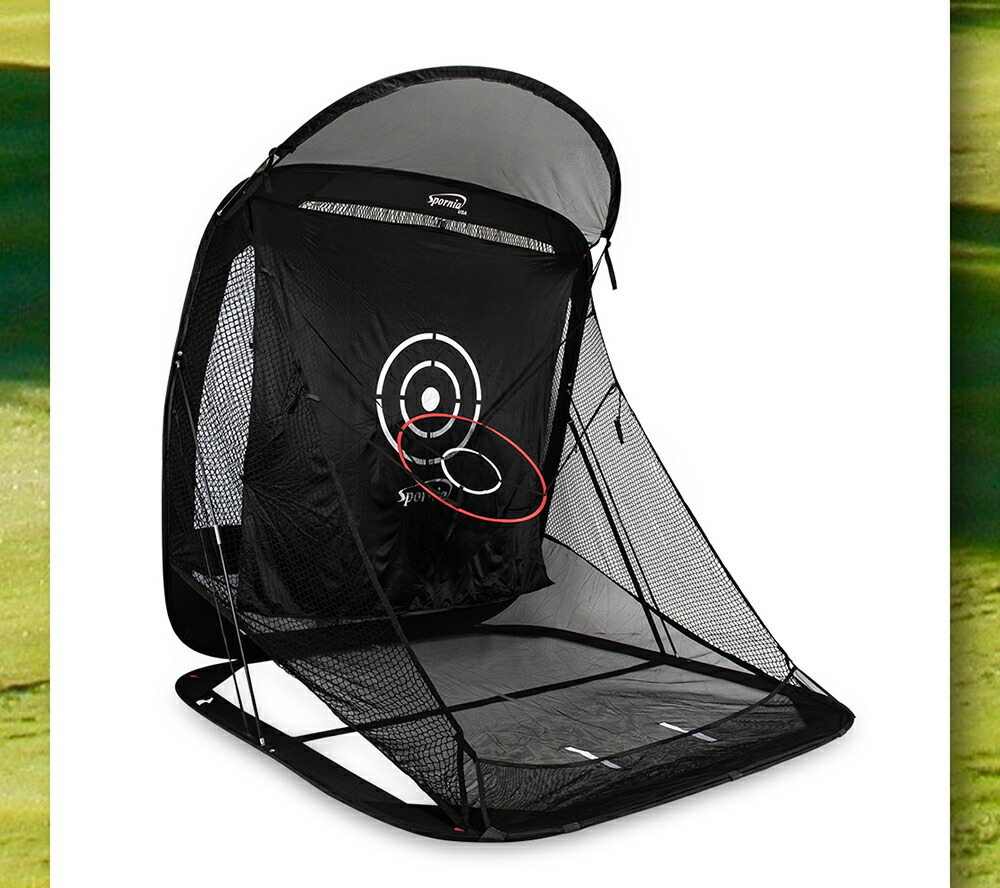 楽天市場】ゴルフネット 練習用 自動返球 Spornia スポーニア 黒色