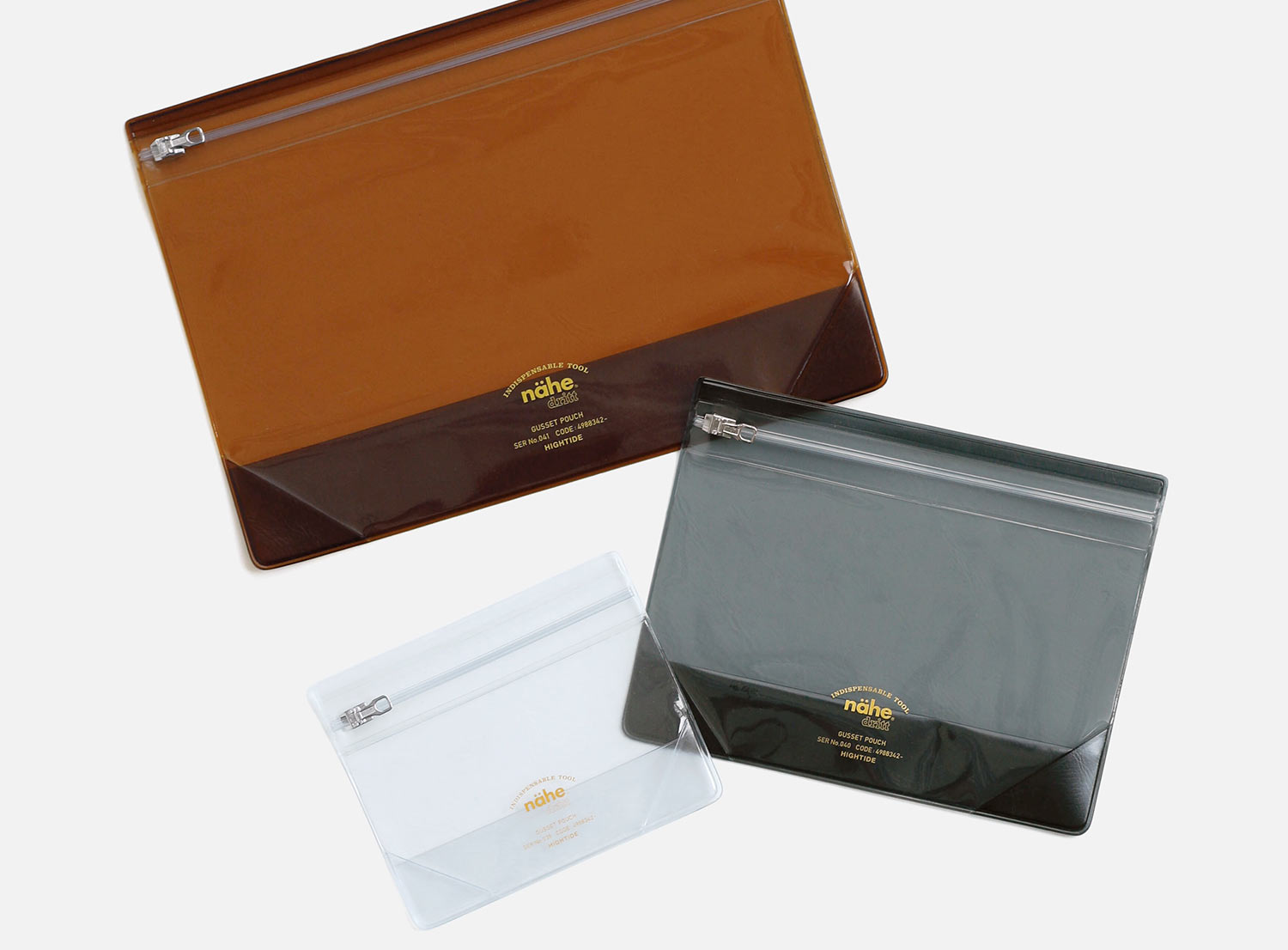 nahe ネーエ | ガセットポーチ クリア L | HIGHTIDE（ハイタイド）公式