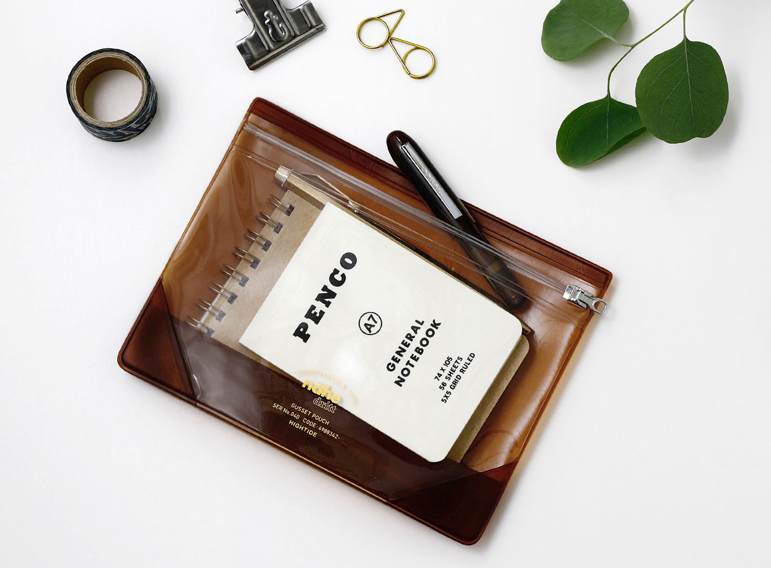 nahe ネーエ | ガセットポーチ クリア L | HIGHTIDE（ハイタイド）公式