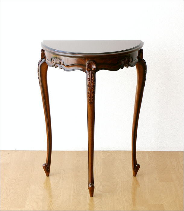 楽天市場】マホガニー無垢材 コンソール 天然木 木製 コンソール