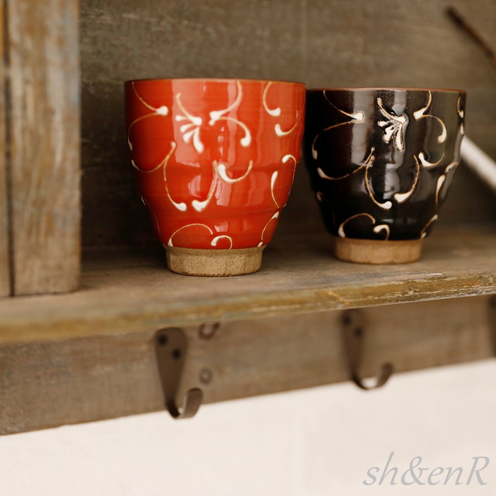 楽天市場】波佐見焼 湯呑み ペア セット 一珍和花 | 夫婦湯呑み ゆのみ