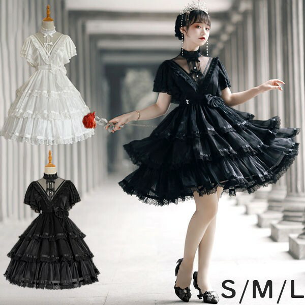 楽天市場】ロリータ ゴスロリ ゴシック ワンピース Aライン Lolita
