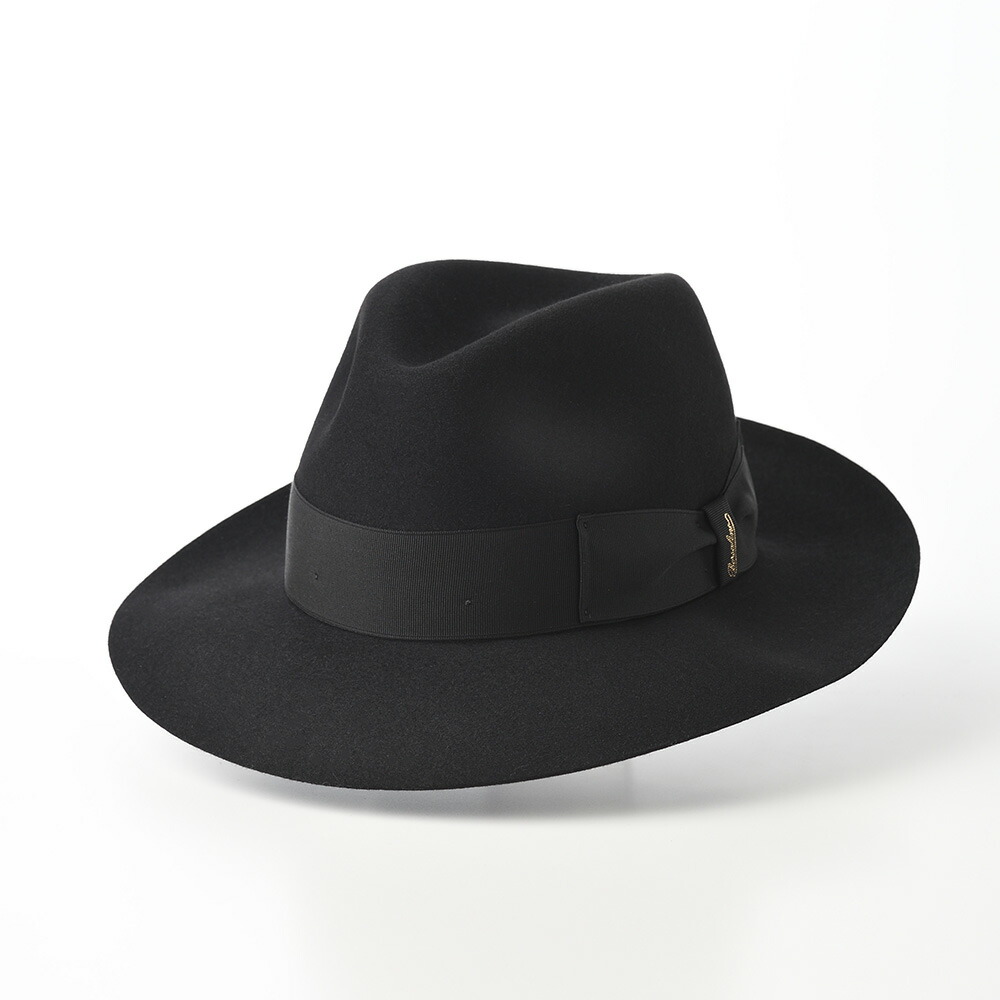 楽天市場】Borsalino ボルサリーノ 中折れハット フェルト帽 つば広 秋
