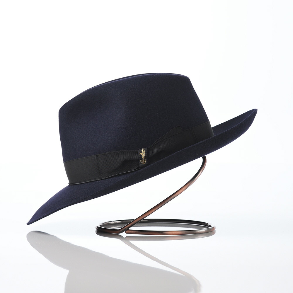 楽天市場】Borsalino ボルサリーノ 中折れハット フェルト帽 つば広 秋
