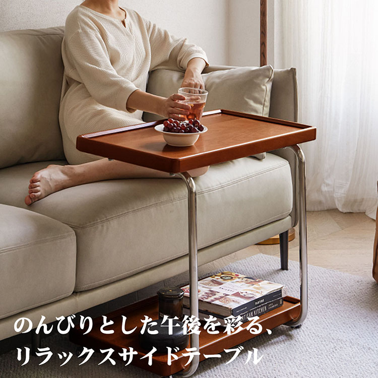 楽天市場】多機能 サイドテーブル ナイトテーブル スマホ・タブレット