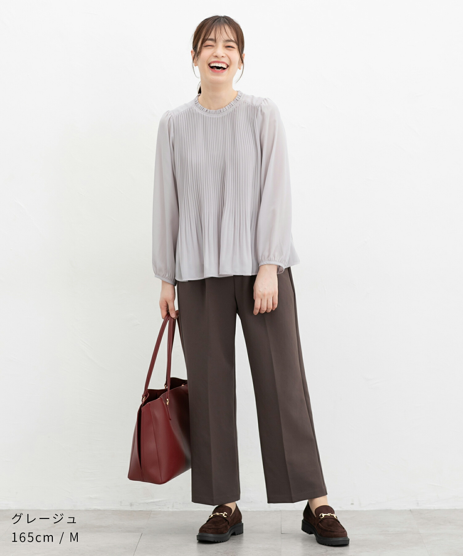 楽天市場】【期間限定価格♪】トップス ブラウス 長袖 オフィス きれい