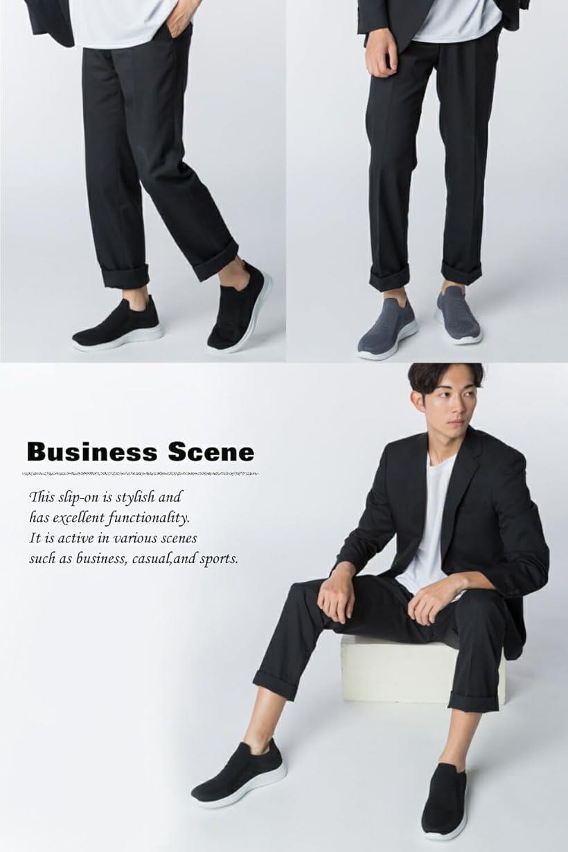 楽天市場】スニーカー シューズ メンズ スリッポン ウオーキング