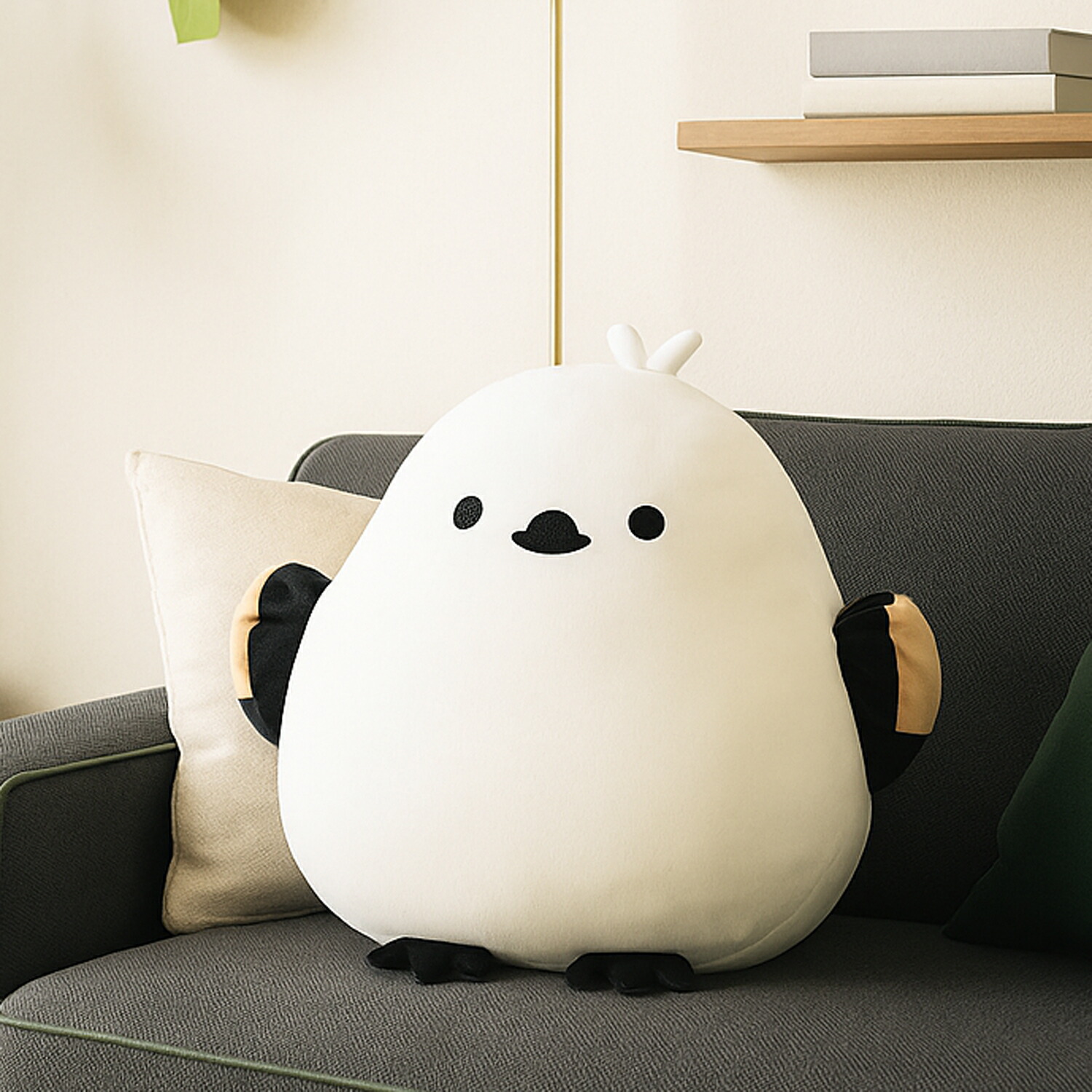 楽天市場】【送料無料】もちふわクッション Lサイズ フレンズヒル し