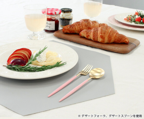 クチポール（Cutipol） ゴア/GOA ピンクマットゴールド ディナー3点