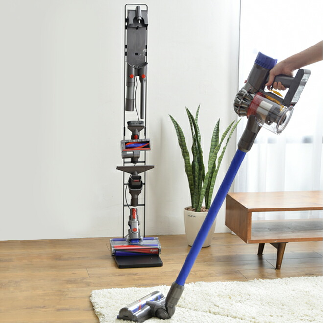 楽天市場】山崎実業 クリーナースタンド コードレスクリーナースタンド