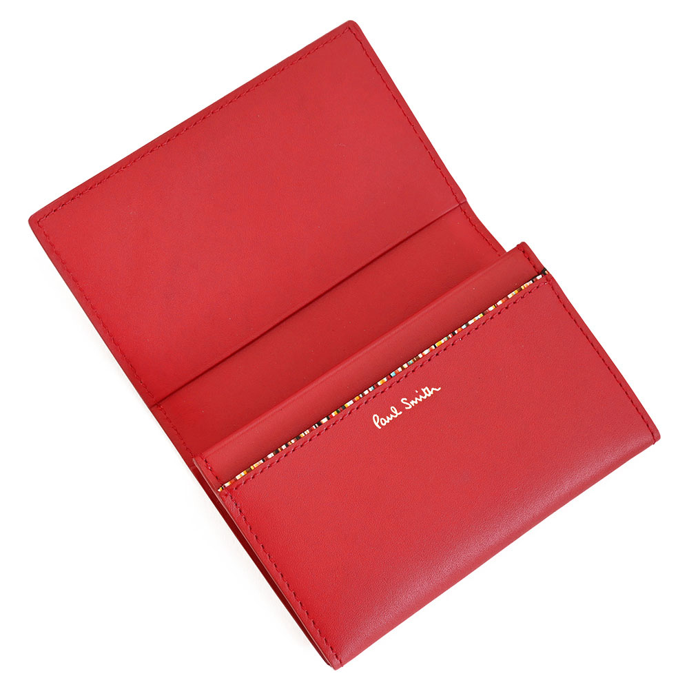 楽天市場】ポールスミス 名刺入れ カードケース 赤(レッド) Paul Smith