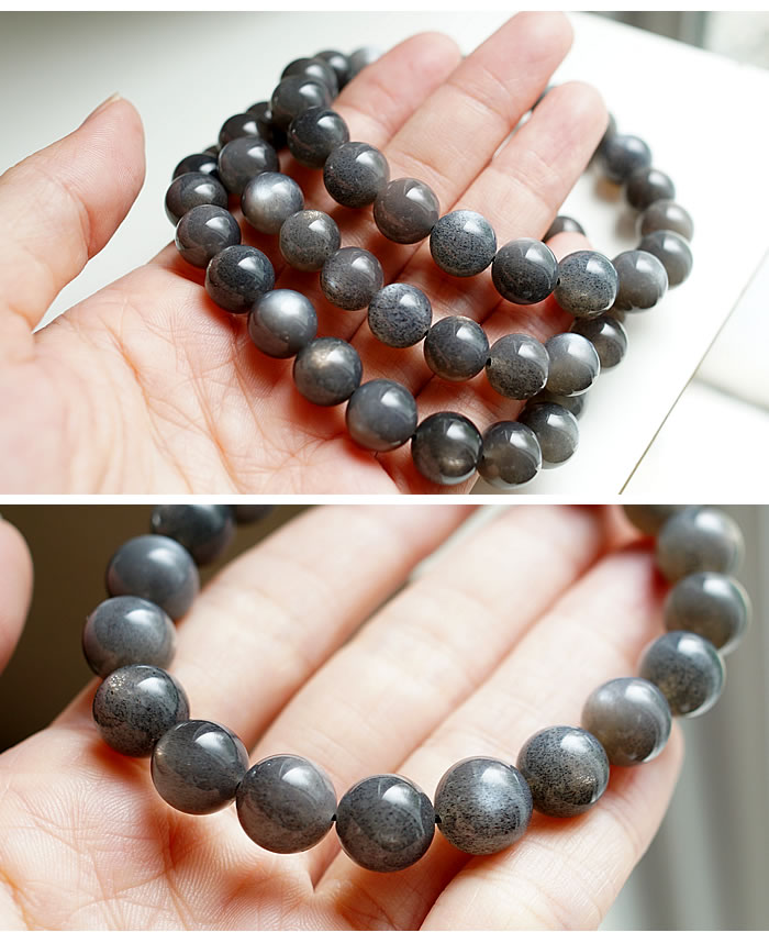 楽天市場】【高品質・美石】数量限定☆ブラック・ムーンストーンAAA