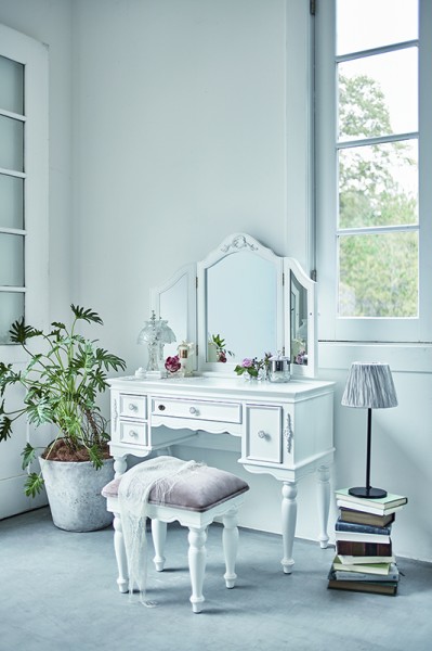 ホワイト ドレッサー 3段引き出し付き 楽天市場】ドレッサー 三面鏡