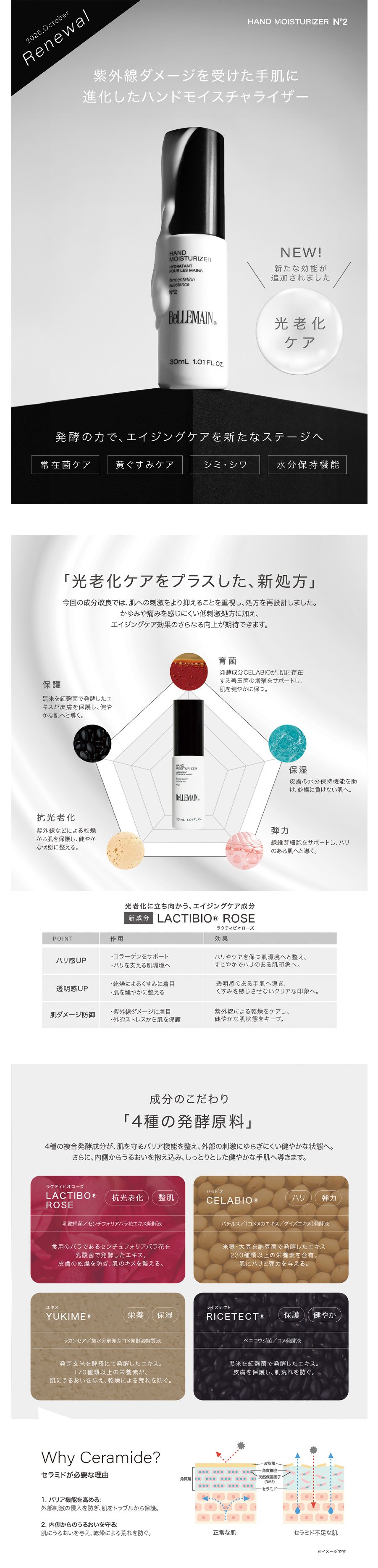 楽天市場】BELLEMAIN ベルマン ベリュマン ハンドモイスチャライザー