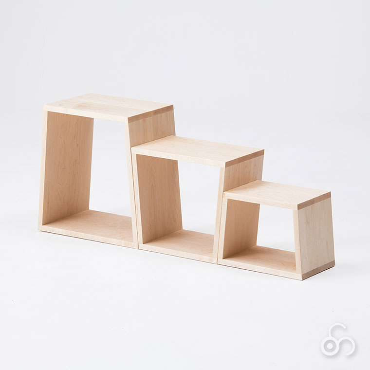 楽天市場】【プレゼント付】 コサイン cosine ネストスツール メープル