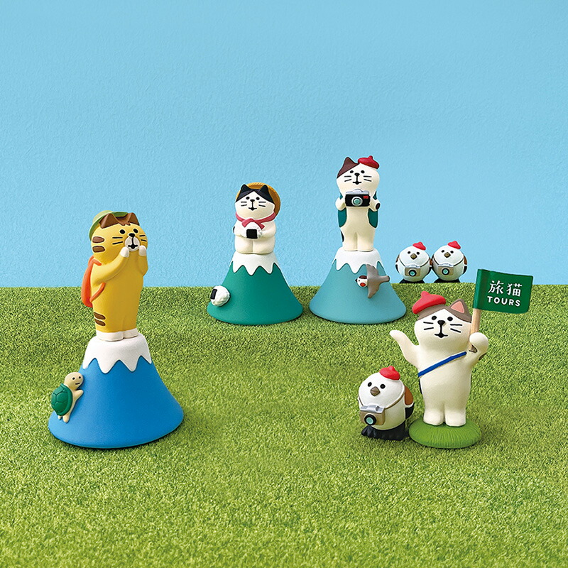 楽天市場】コンコンブル 旅猫ツアーズ 富士登山猫 ヤッホー DECOLE