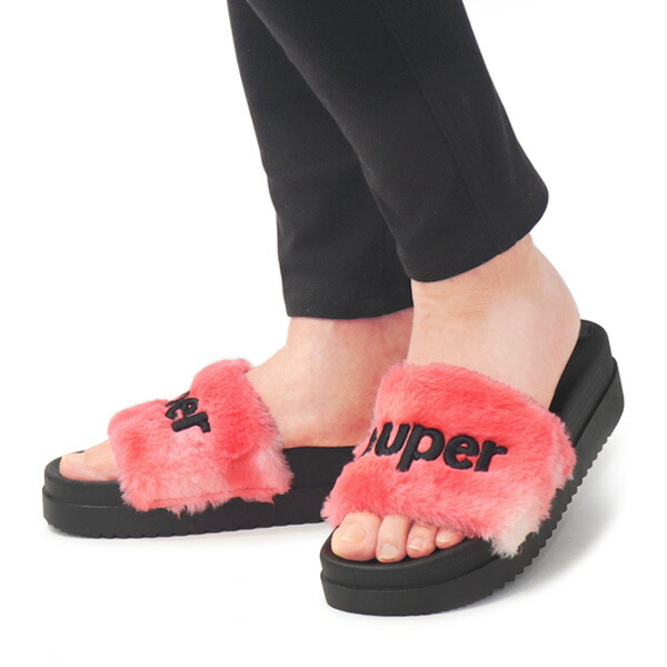 楽天市場】厚底 サンダル レディース 暖かい シャワーサンダル ファー