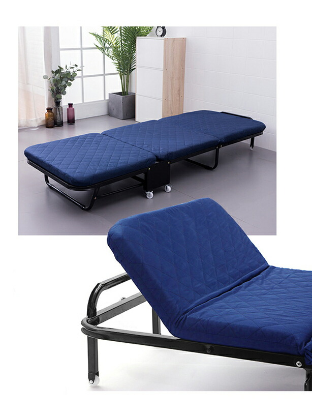 楽天市場】DOMIYA 折りたたみベッド 幅65cm リクライニング機能 5段階