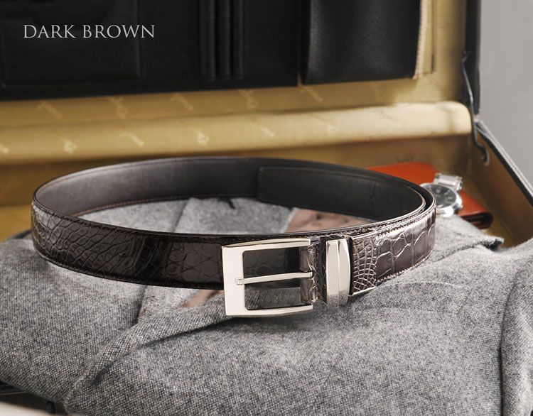 楽天市場】ベルト メンズ クロコダイル 35mm ピンタイプ ビジネス 牛