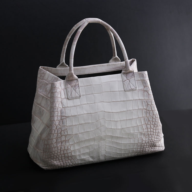 楽天市場】ヒマラヤ クロコダイル トートバッグ ファスナーポーチ付き