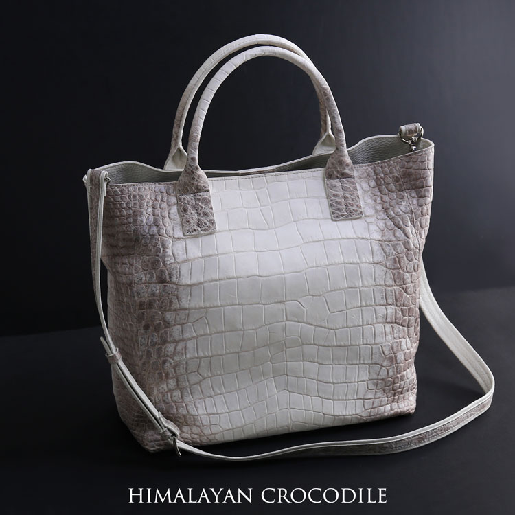 楽天市場】ヒマラヤ クロコダイル トートバッグ レディース 2way