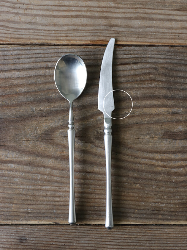 楽天市場】カトラリー マットシルバー Claire ディナースプーン