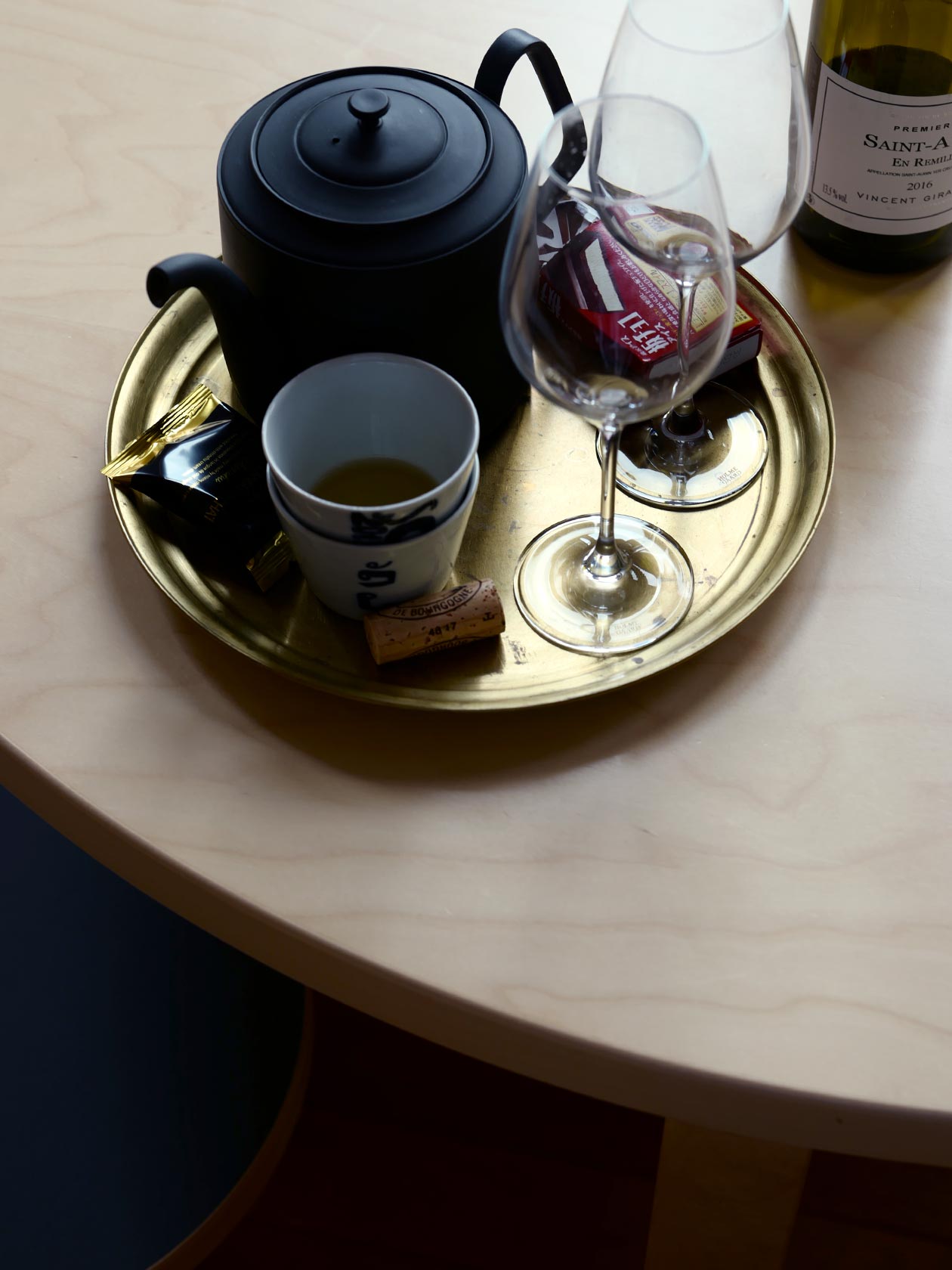 【短期間お値下げします】東屋 真鍮製アンティークトレイ 直径２９cm SCOPE トレー お盆 ｜東屋