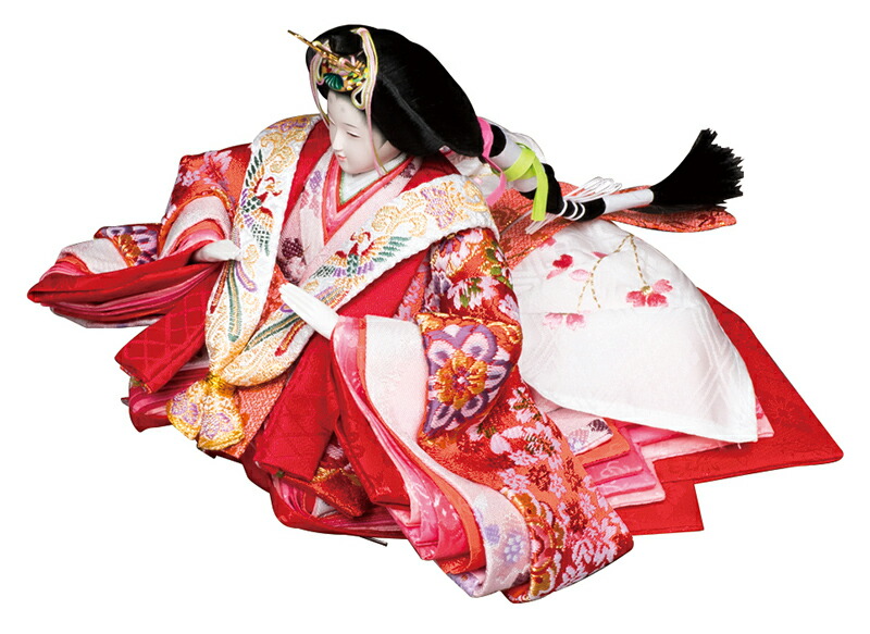 雛人形 三段五人飾りセット【P87114】インターネット店だけ☆限定販売