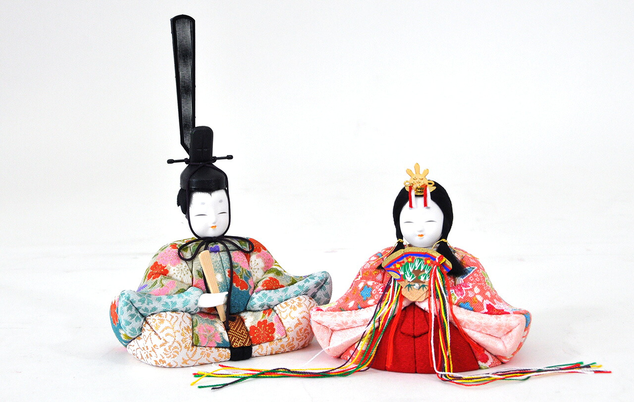 一秀作☆木目込み三段十五人収納飾りセット 【P81418】美しい白桐と桜