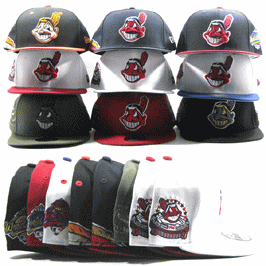 【1/18まで!】CLEインディアンス　9FIFTY　ワフー酋長　スナップバック インディアンス】今はもう廃盤の大人気ワフー酋長デザインのキャップが