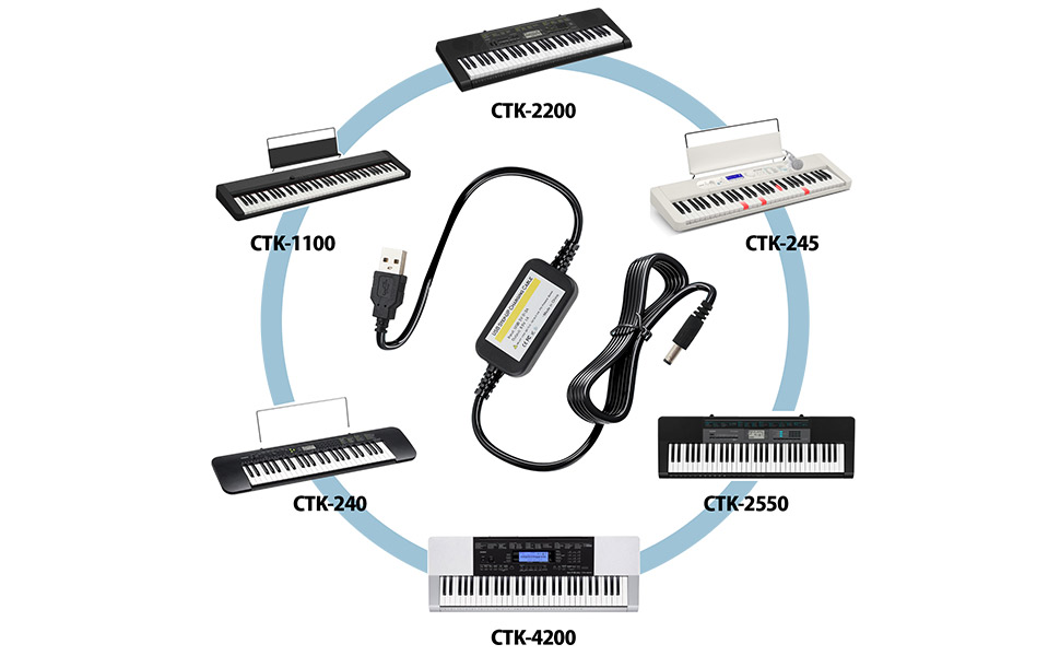 CTK-240 CASIO 電子ピアノ 電源コード欠品 Amazon.co.jp: Tyuusei