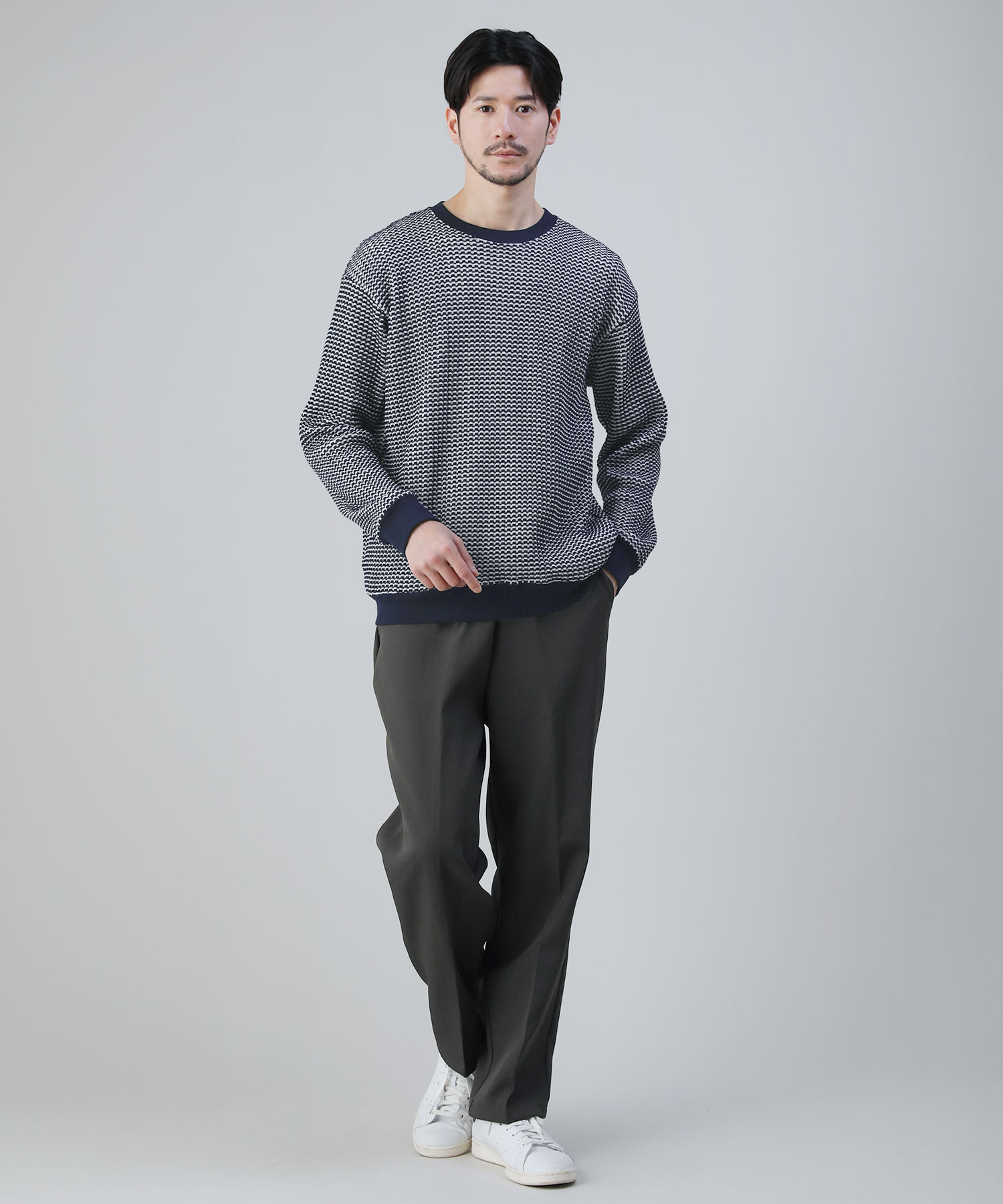 2トーンビッグワッフルプルオーバー | 【公式】SPU スプ公式通販