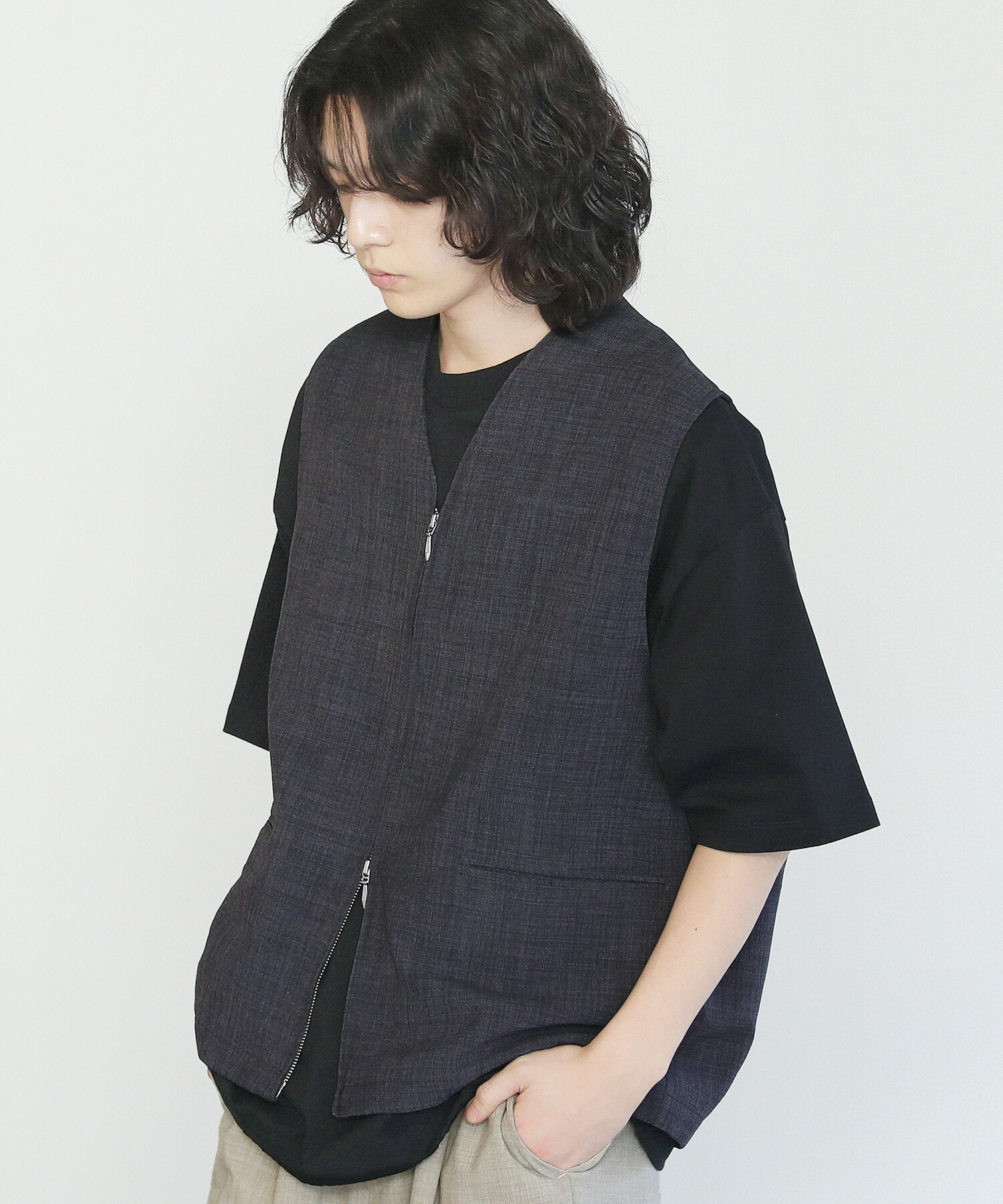 Reflax(R)キャンバスジップアップベスト | 【公式】SPU スプ公式通販