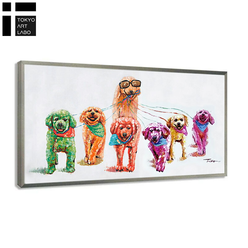 楽天市場】絵画 横幅85cm 縦幅45cm 手書き油彩画 フレーム付き