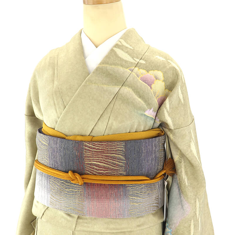 中古】 訪問着 袋帯 コーディネートセット 4点セット 着物セット