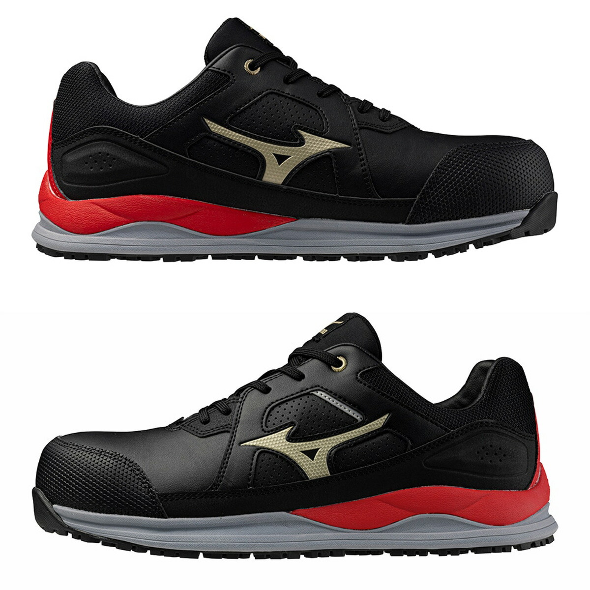 楽天市場】ミズノ スニーカー メンズ レザー 安全靴 オールマイティ