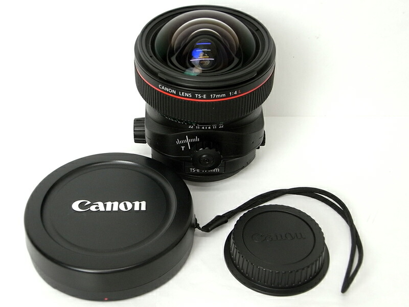 キヤノン『TS-E17mm F4L』TS-E174L マニュアルフォーカス EOSカメラ用