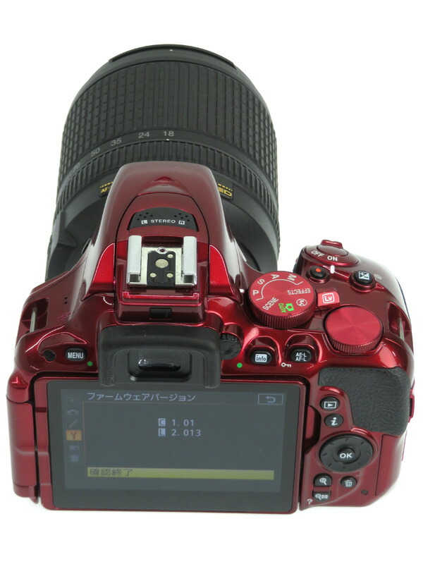 Nikon】ニコン『D5500 18-140 VR レンズキット』レッド 2416万画素 DX